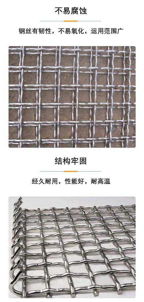厂家现货供应重型编织轧花网不锈钢钢丝网高锰钢矿筛网养猪网